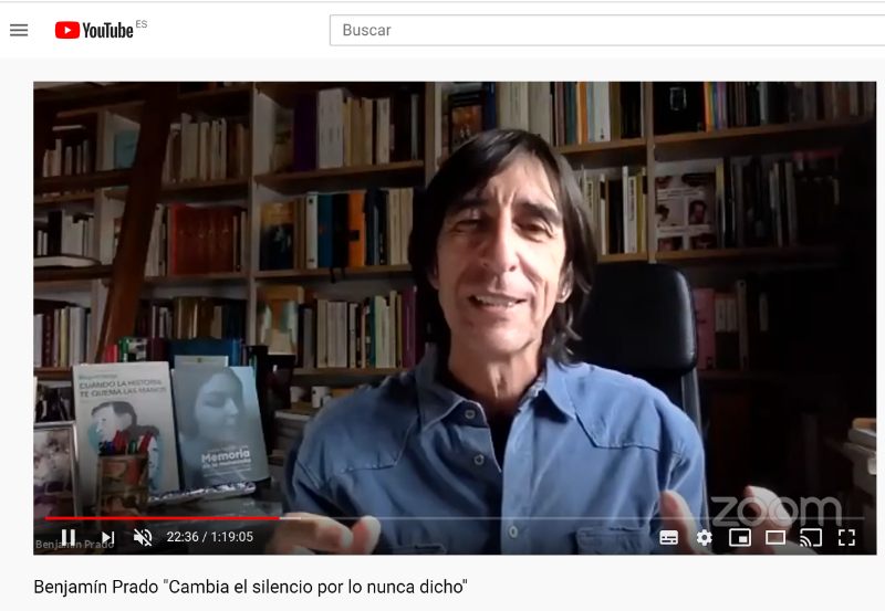 Benjamín Prado Cambia el silencio por lo nunca dicho