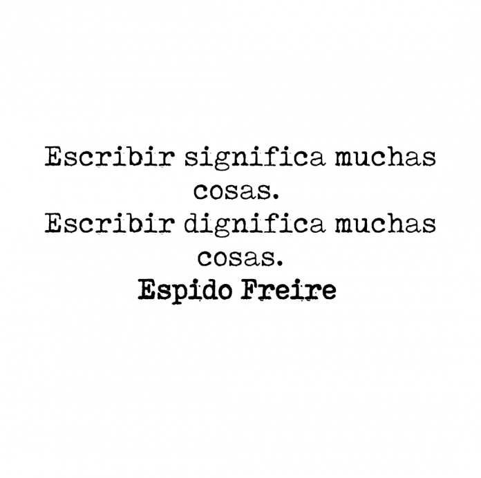 Escribir Significa