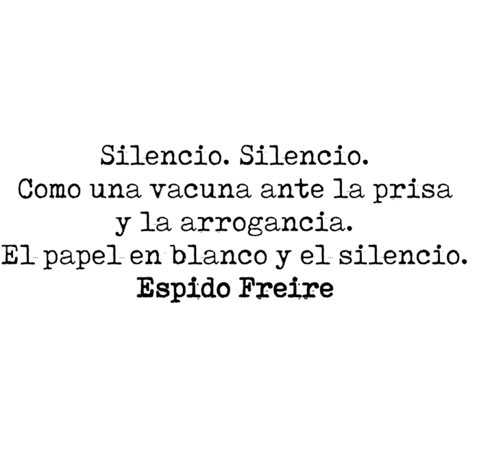 Silencio Aforismos Espidianos