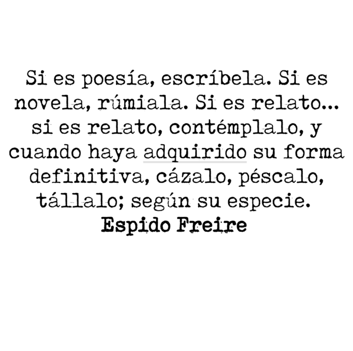 Si es relato Aforismos Espidianos