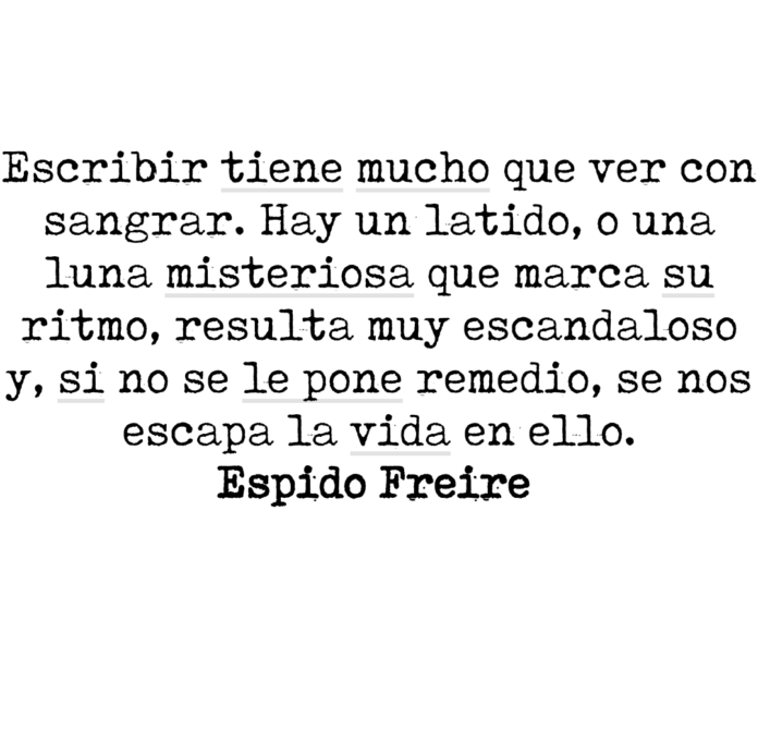 Escribir tiene mucho que ver