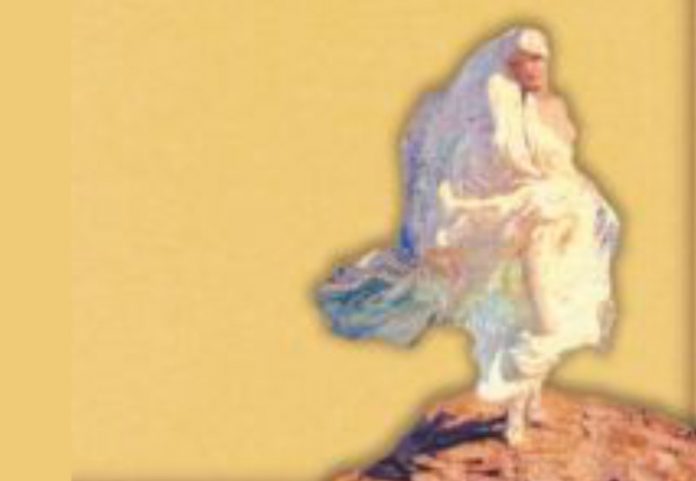 La hija del mar, Rosalía de Castro detalle de Portda