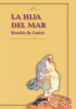 Portada La hija del mar, Rosalía de Castro. 