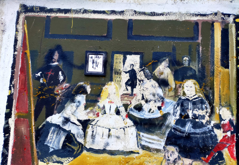 Grafiti de Meninas de Canido