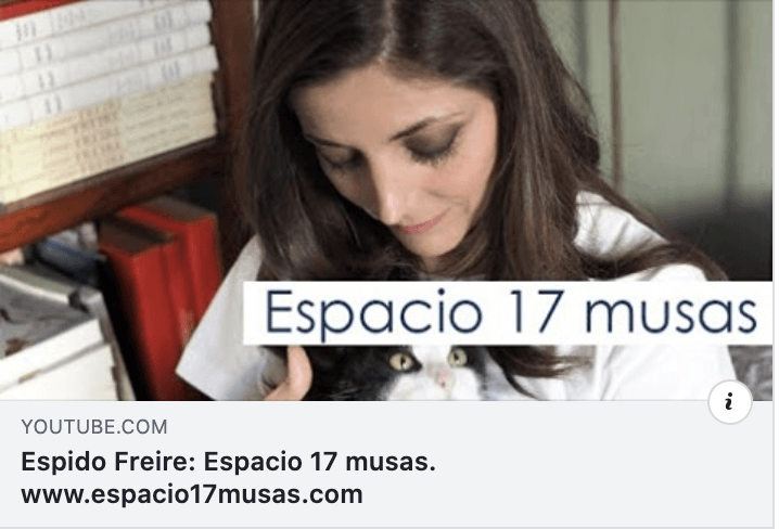 Espido Freire habla de Espacio 17 Musas