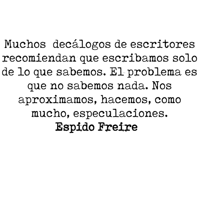 Muchos decálogos de escritores