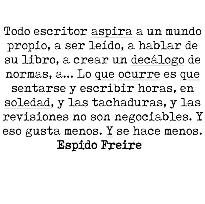 Todo escritos aspira... Aforismos Espidianos