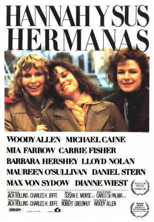 Cartel Hannah y sus Hermanas Woody Allen