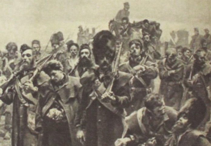 Leon Tolstoi El sitio de Sebastopol Detalle Portada Eneida Editorial