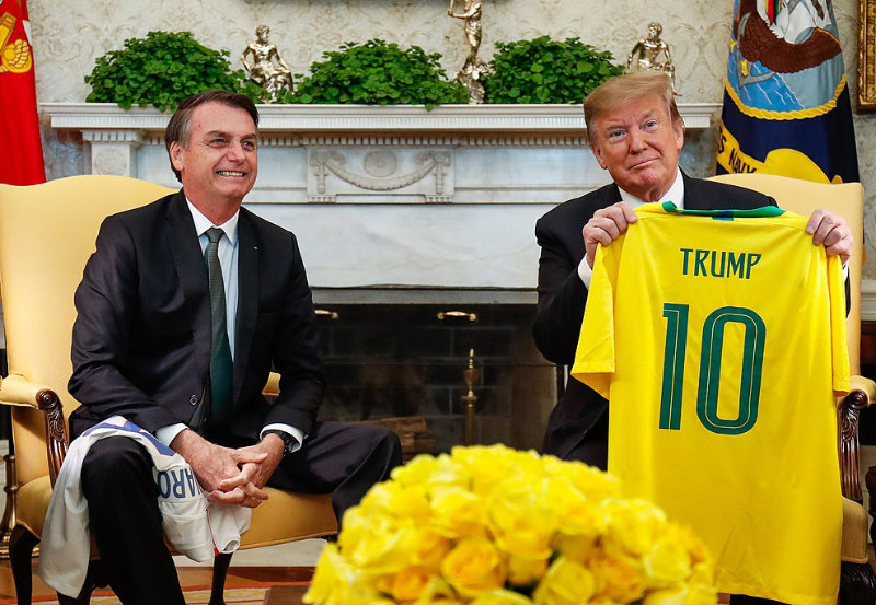 Iluminados. Encuentro Bolsonaro Donald Trump