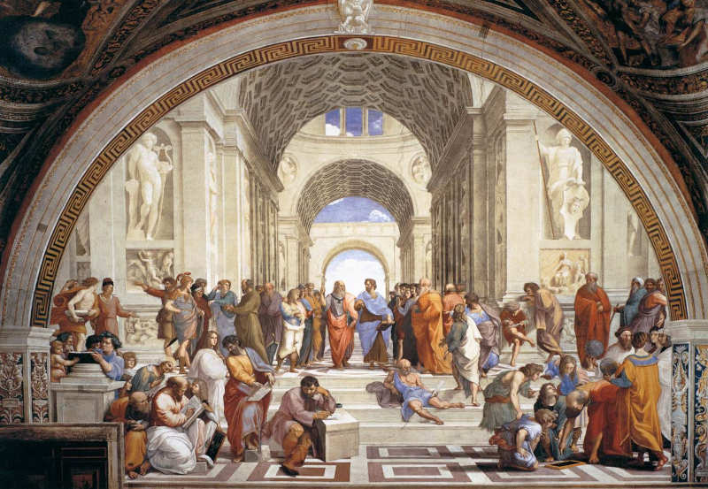 Escuela de Atenas, Rafael