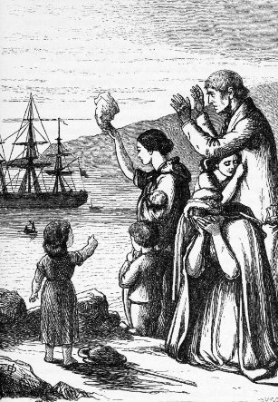 Illustration from Preface to the First Edition of An Illustrated History of Ireland from AD 400 to 1800, by Mary Frances Cusack, Illustrated by Henry Doyle