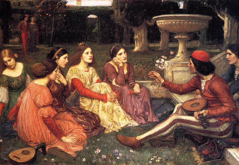 John William Waterhouse. A Tale from the Decameron.