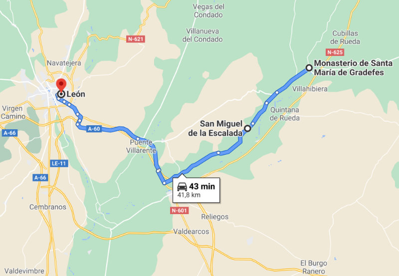 Mapa Leon Arte Mozarabe historia y paisaje