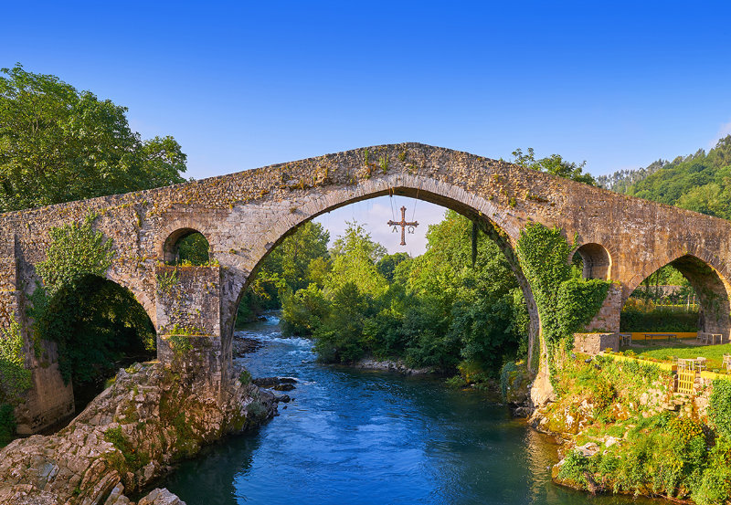 Puente Romano de Cangas de Onis, Asturias