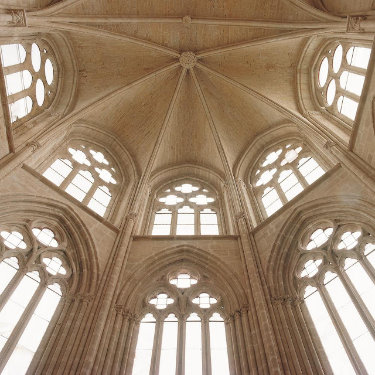 Cabecera del Monasterio de Cañas.