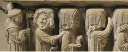 Detalle sepulcro de Doña Urraca Díaz de Haro