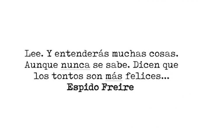 Lee... Aforismos Espidianos