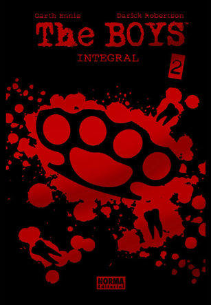 Portada Segundo Volumen de la edición integral The Boys, Norma Editorial.