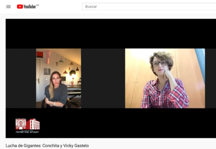 Conchita y Vicky Gastelo en Lucha de Gigantes