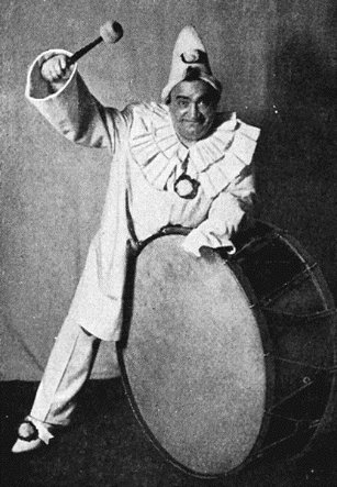 Enrico Caruso como Canio en Pagliacci