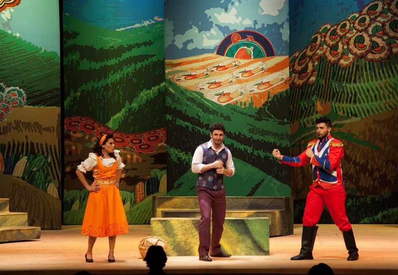 Escena de L'Elisir d'Amore de Gaetano Donizetti.