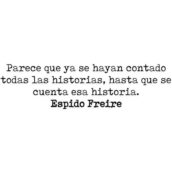 Parece que se hayan contado todas las historias