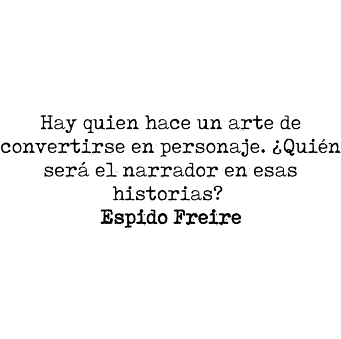 hay quien hace un arte de convertirse en personaje