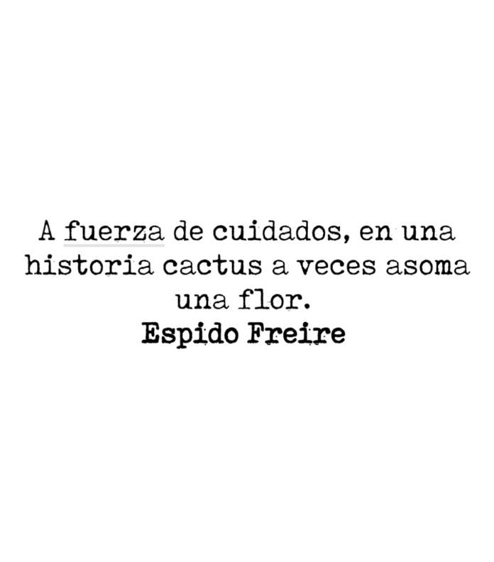 A fuerza de cuidados