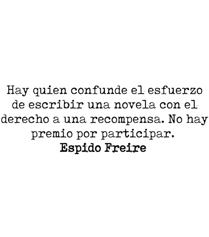 Hay quien confunde el esfuerzo de escribir... Aforismos Espidianos