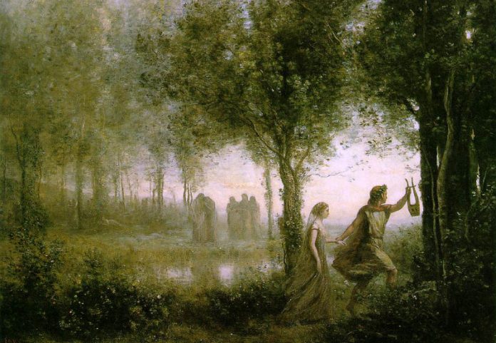 Orfeo y Euridice (1861) Camille Corort.