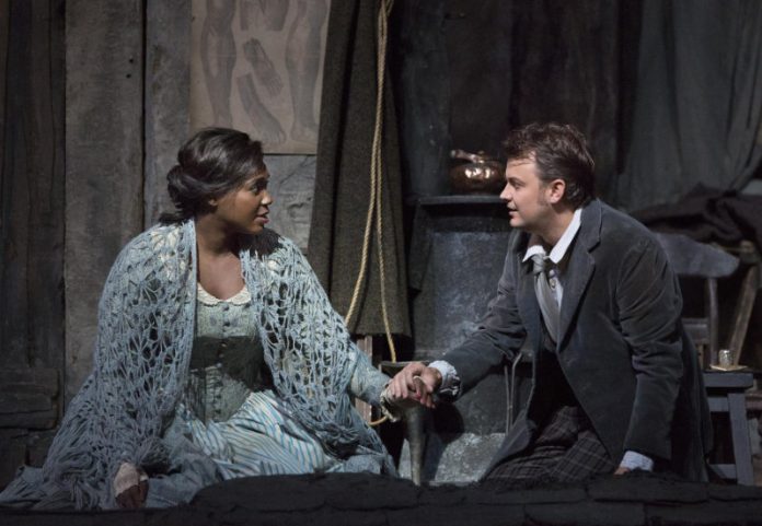 La Boheme. Angel Blue y Dmytro Popov. Metropolitan Opera of New York. 2017