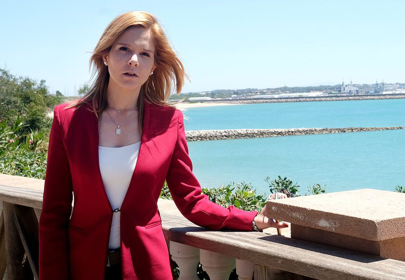 Men Marías, en la playa de Rota. Foto: Luis Serrano