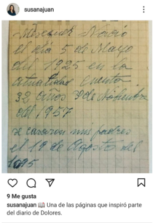 Diario de Dolores Inspiración de MI reloj de cuerda