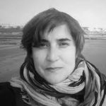 La belleza de los muertos La autora