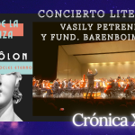 CONCIERTO LITERARIO – Vasily Petrenko y Fund. Barenboim-Said Concierto, literario, Barenboim-Said, Vasily Petrenko