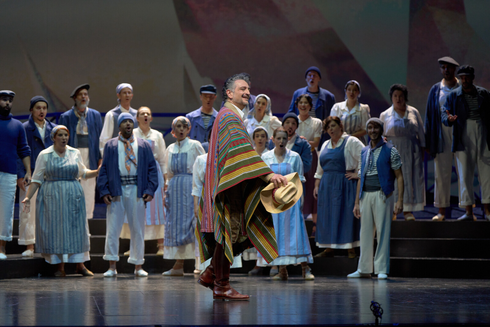 Cubismo, Los gavilanes, zarzuela, teatro, vestuario