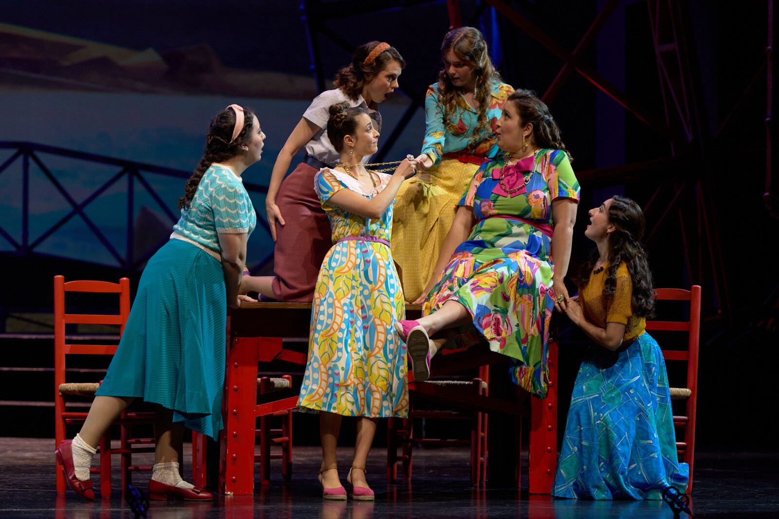 Cubismo, Los gavilanes, zarzuela, teatro, vestuario