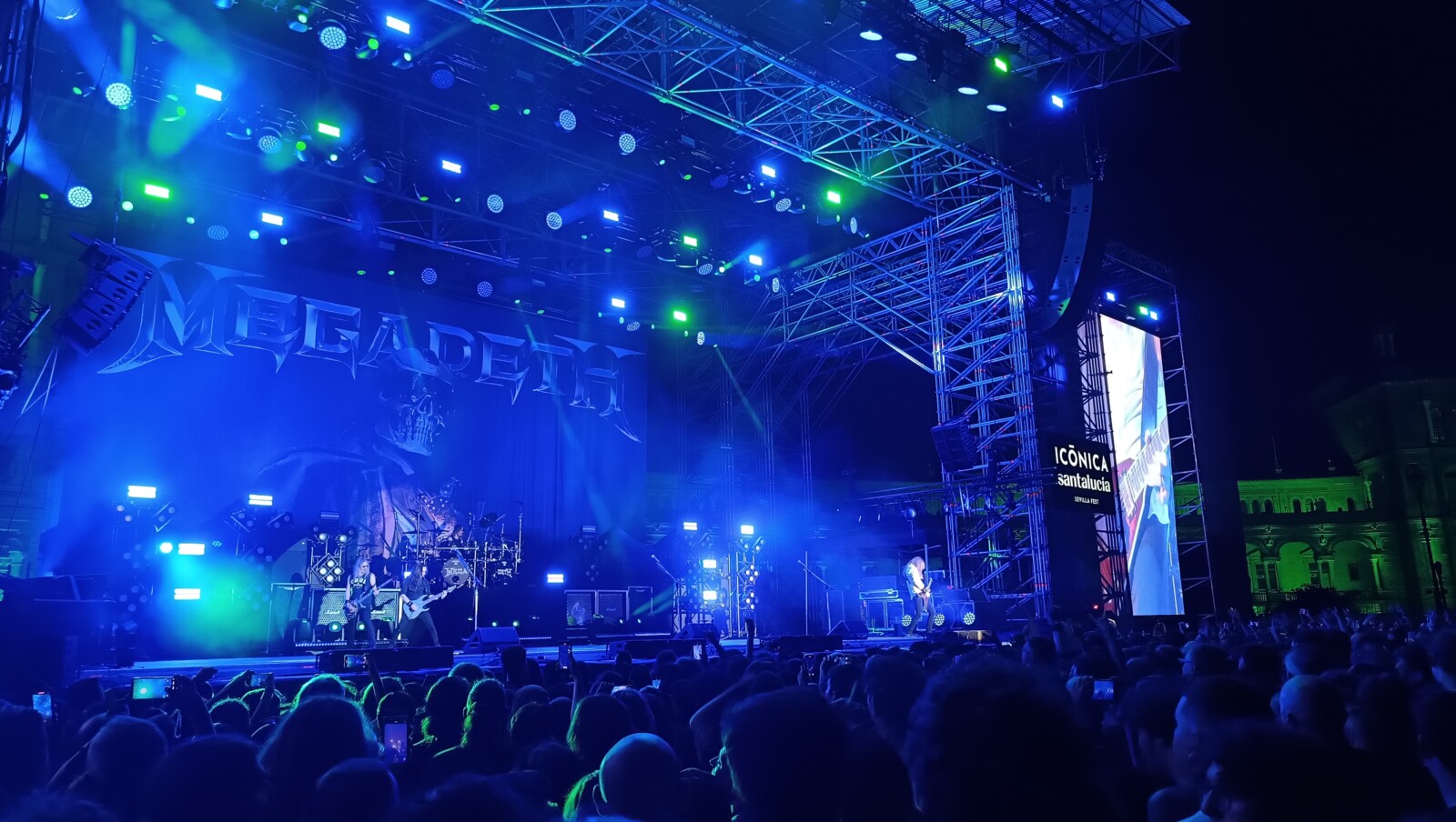 MEGADETH, metal, Angelus Apatrida, Icónica, Sevilla, Música, Partitura para el Fuego, trickster