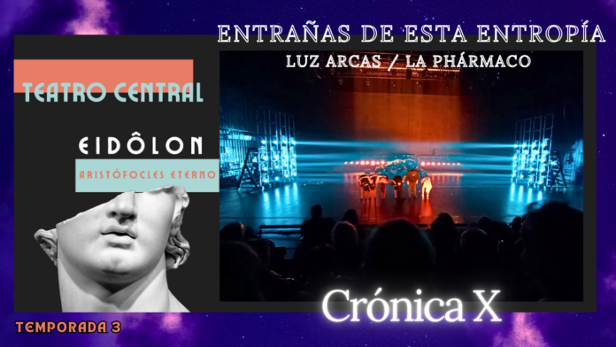 Tierras raras, luz arcas, Alberto Revidiego, Teatro Clásico, EIDÔLON – Aristófocles eterno, Teatro Central