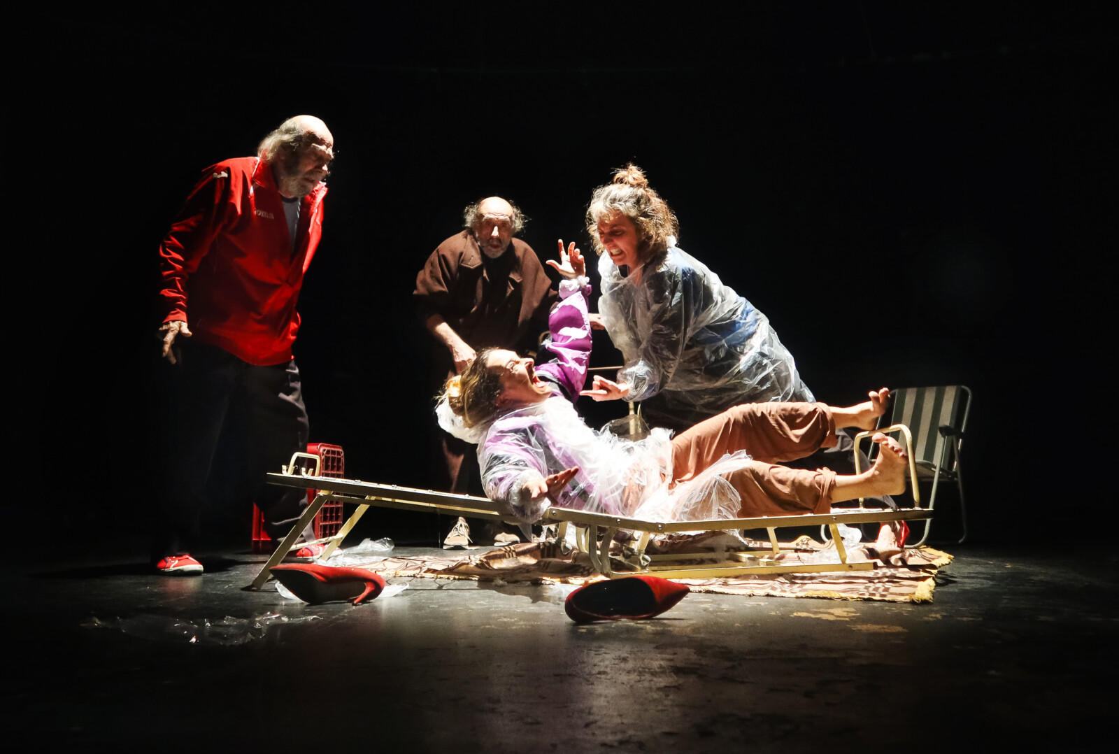 La Zaranda, TODOS LOS ÁNGELES ALZARON EL VUELO, Alberto Revidiego, Teatro Clásico, EIDÔLON, Aristófocles eterno, Teatro Central