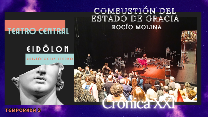 Rocio Molina, Calentamiento, Alberto Revidiego, EIDÔLON, Aristófocles eterno, Teatro Central