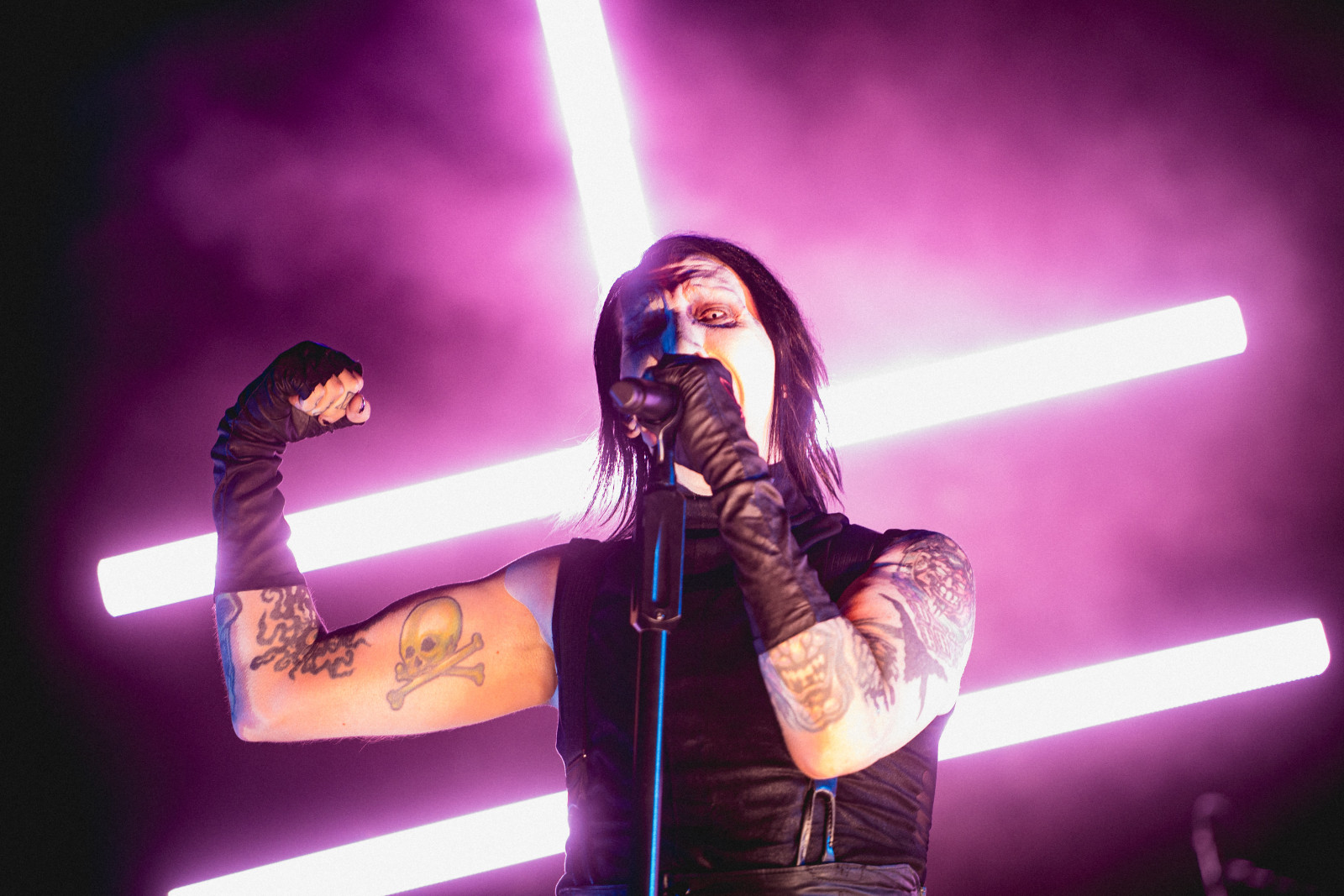 Marylin Manson, Icónica Santalucía Sevilla Fest, Icónica, Alberto Revidiego, Partitura para el Fuego, Vilama, rock, festival, Sevilla